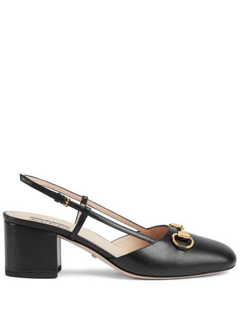 farfetch Gucci slingback